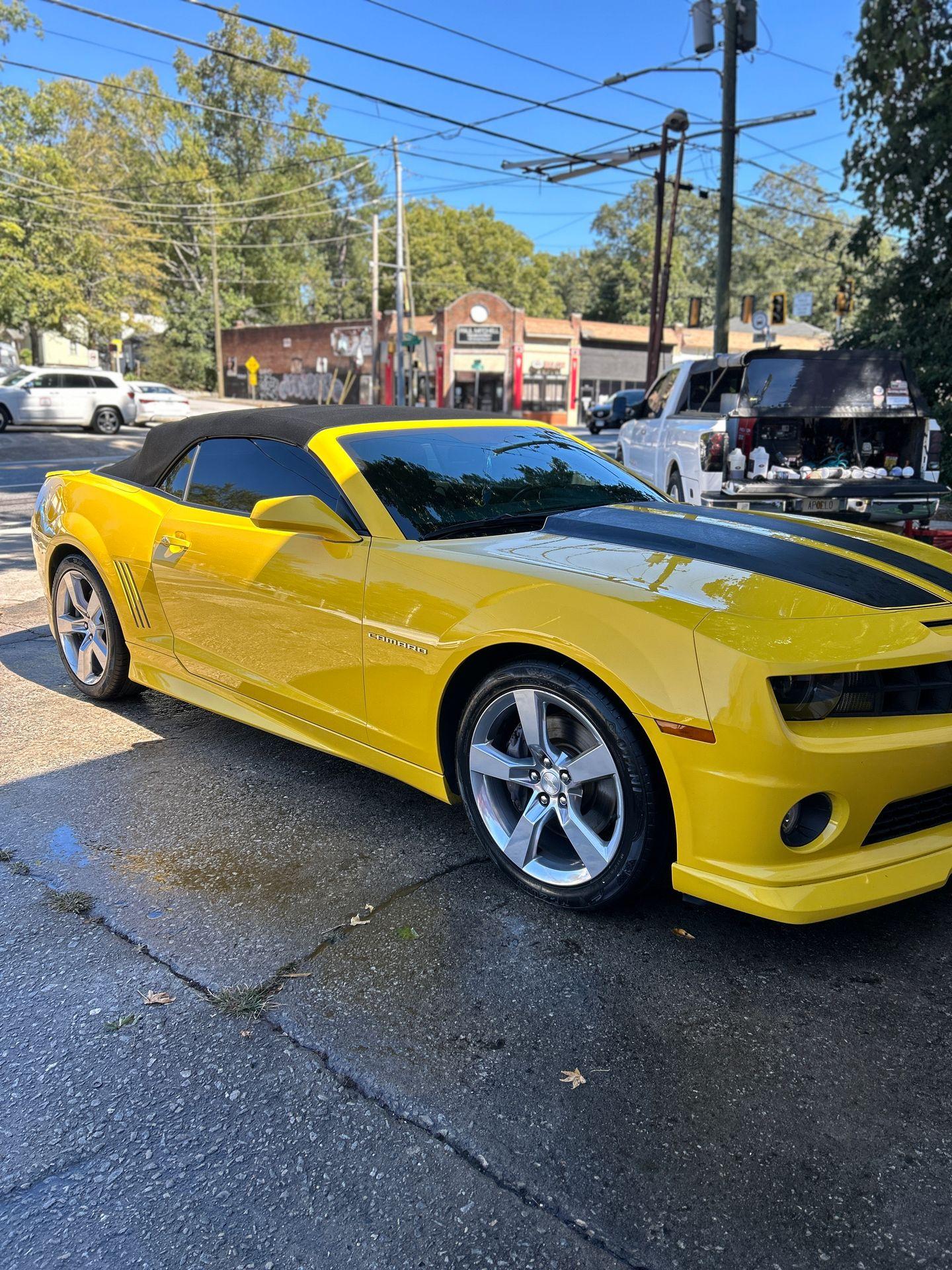 Cleaned Camaro on memorial dr